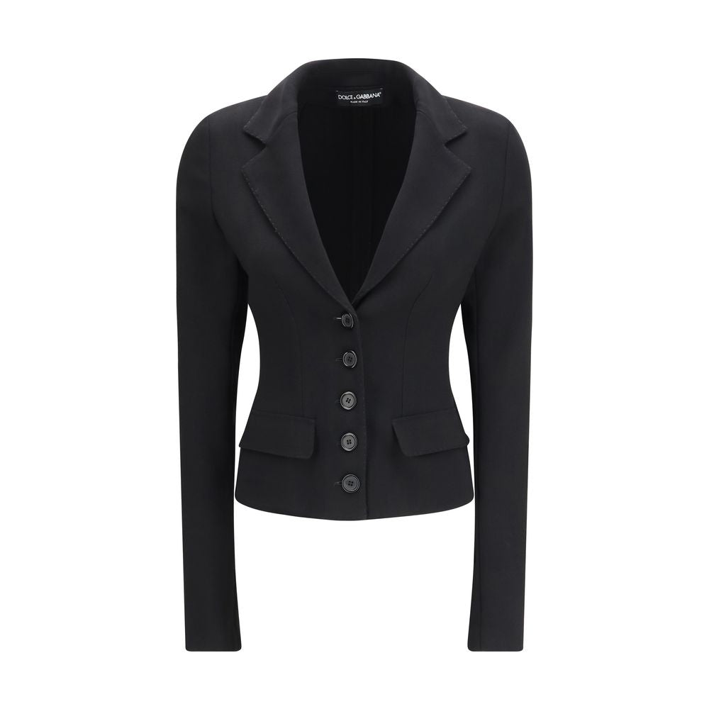 Black Fleece Wool Jacket