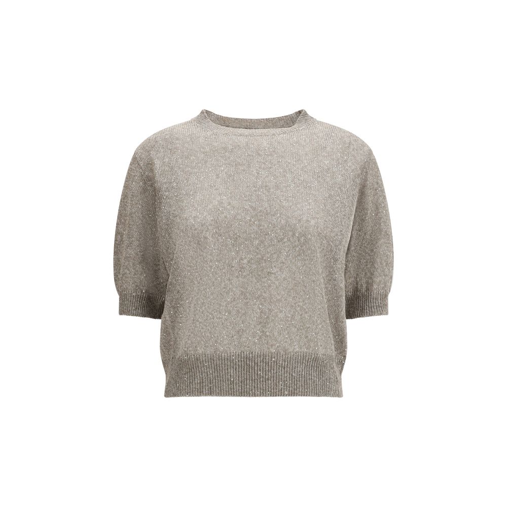 Brown Cotton Sweatshirt