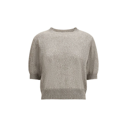 Brown Cotton Sweatshirt