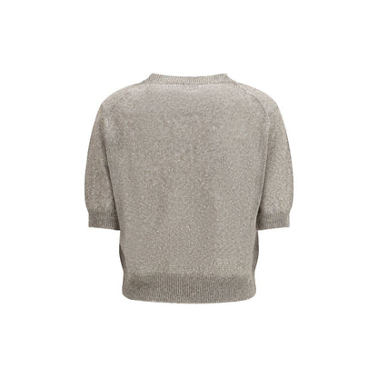 Brown Cotton Sweatshirt
