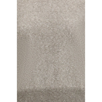 Brown Cotton Sweatshirt