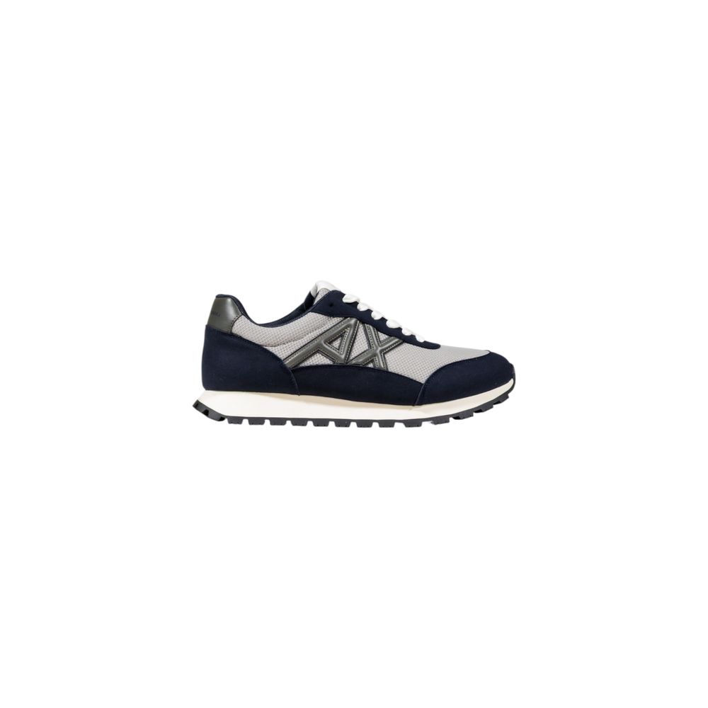 Bicolor Polyester Athletic Sneakers