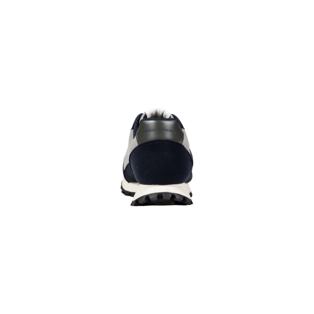 Bicolor Polyester Athletic Sneakers