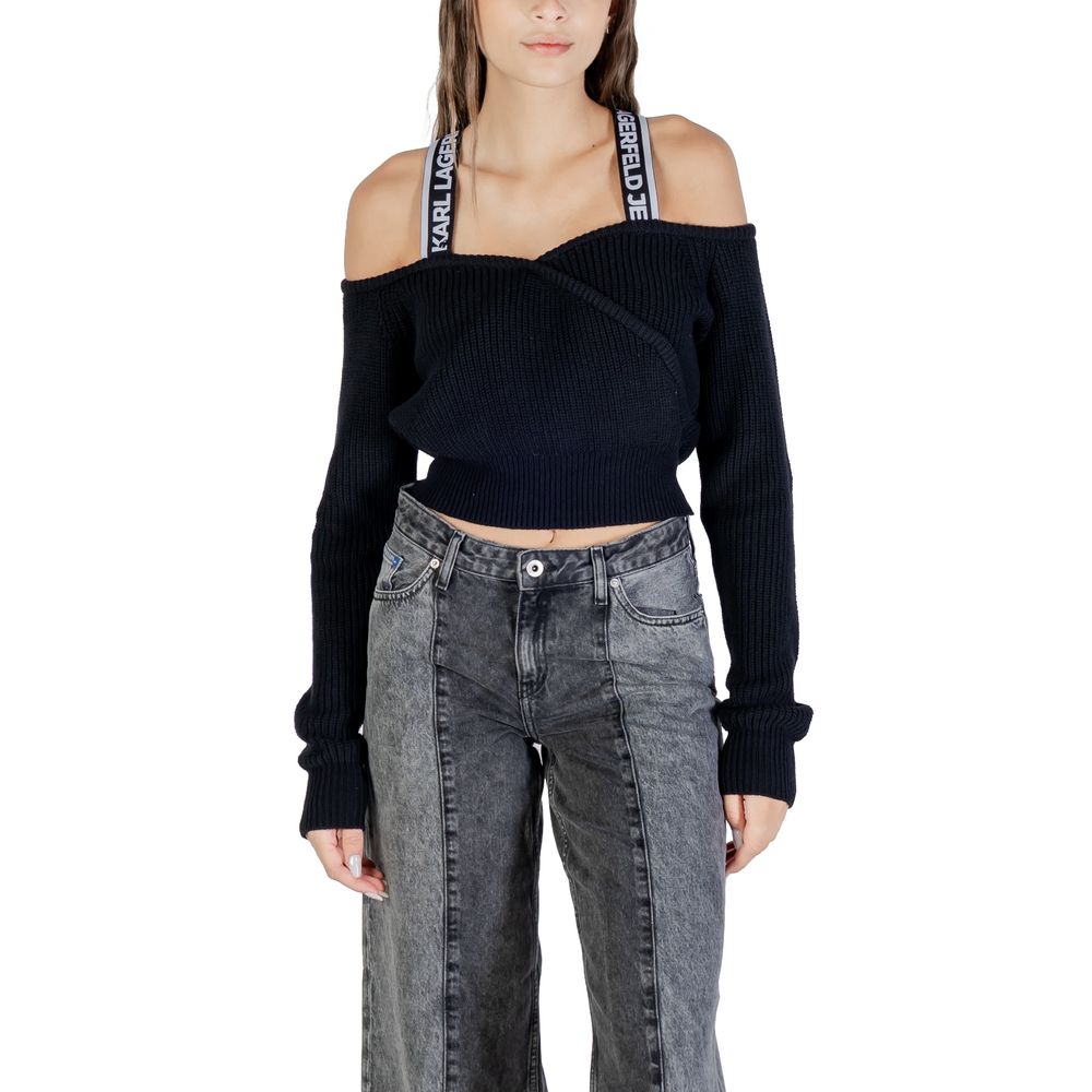 Black Cotton Sweatshirt