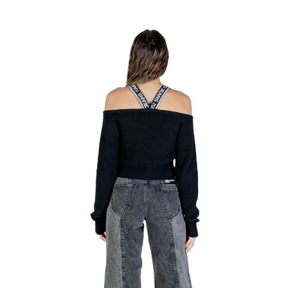 Black Cotton Sweatshirt