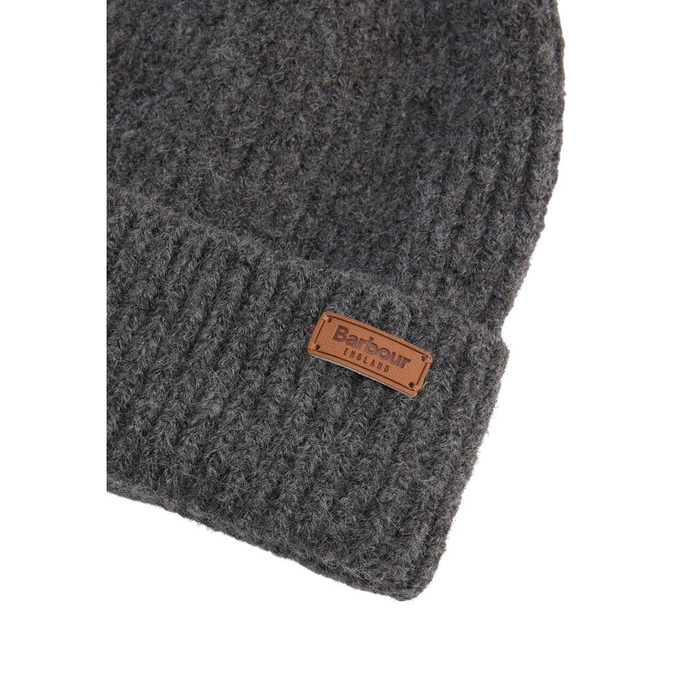 Gray Polyester Beanie