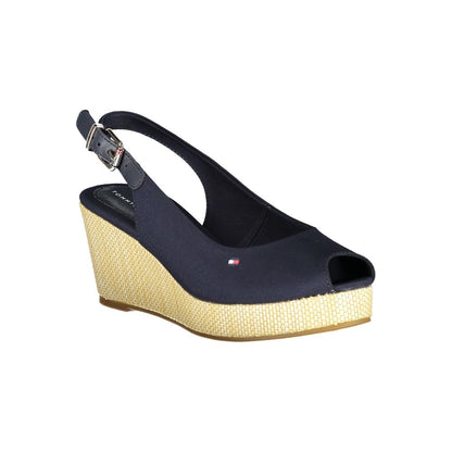 Blu Polyurethane Women Sandal