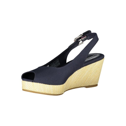 Blu Polyurethane Women Sandal