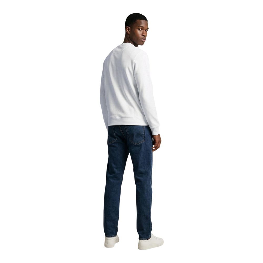 White Cotton Sweatshirt