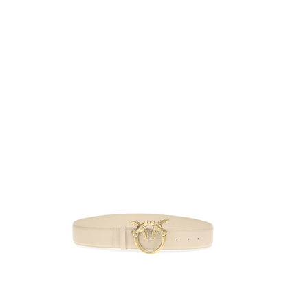 Beige Calf Leather Bos Taurus Regular Belt
