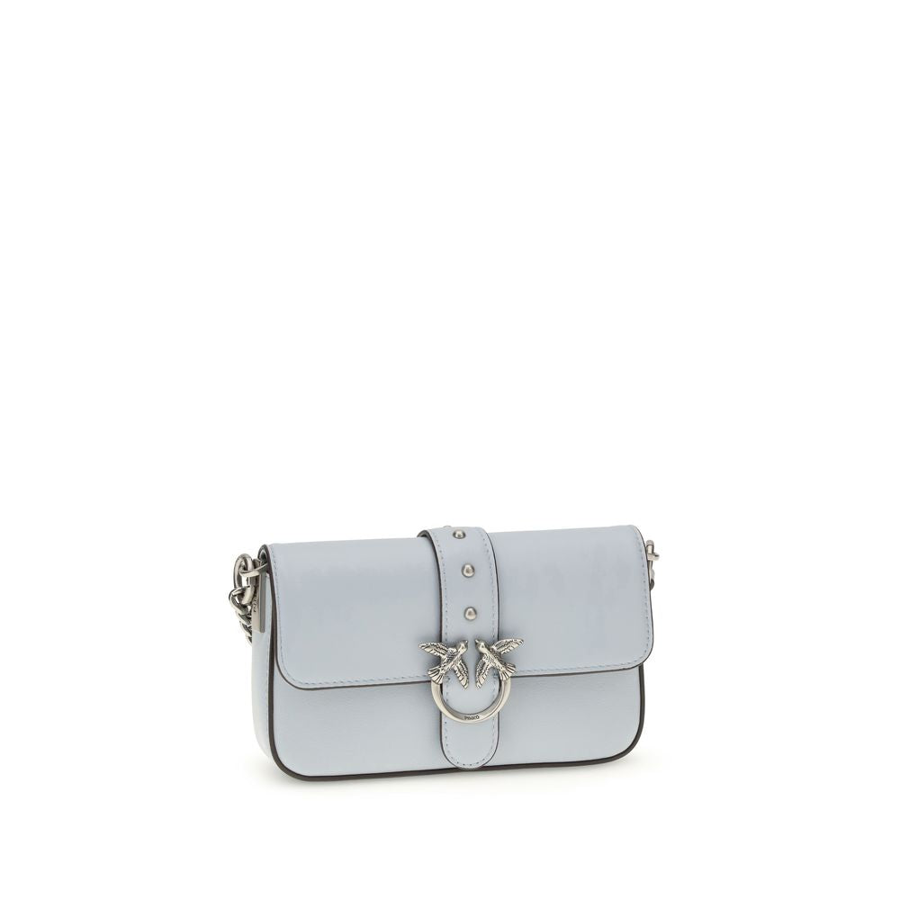 Blue Calf Leather Bos Taurus Shoulder Bag