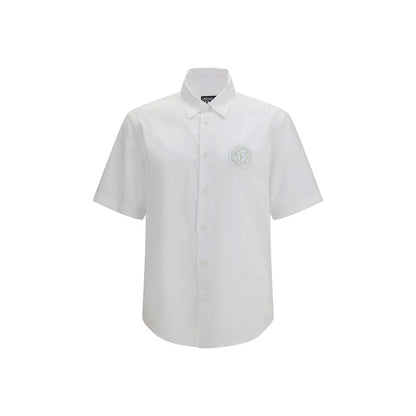 White Cotton Shortsleeve Shirt