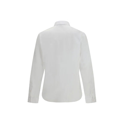 White Cotton Dress Shirt