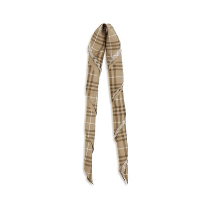 Beige Silk Scarf