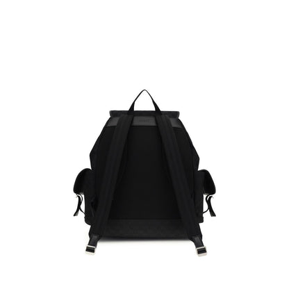 Black Fabric Backpack