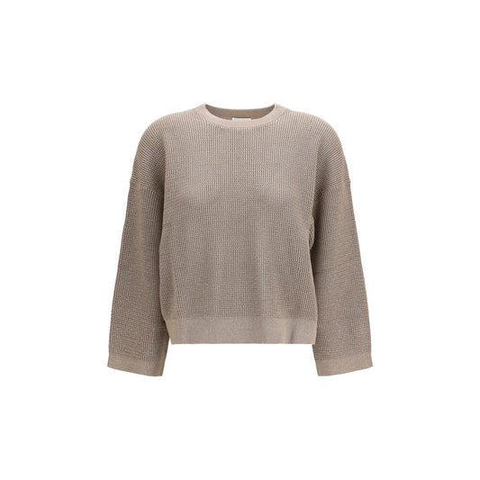 Gold Cotton Sweatshirt