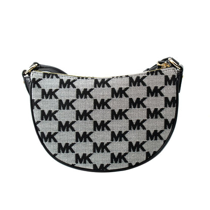 Black Canvas Crossbody Bag