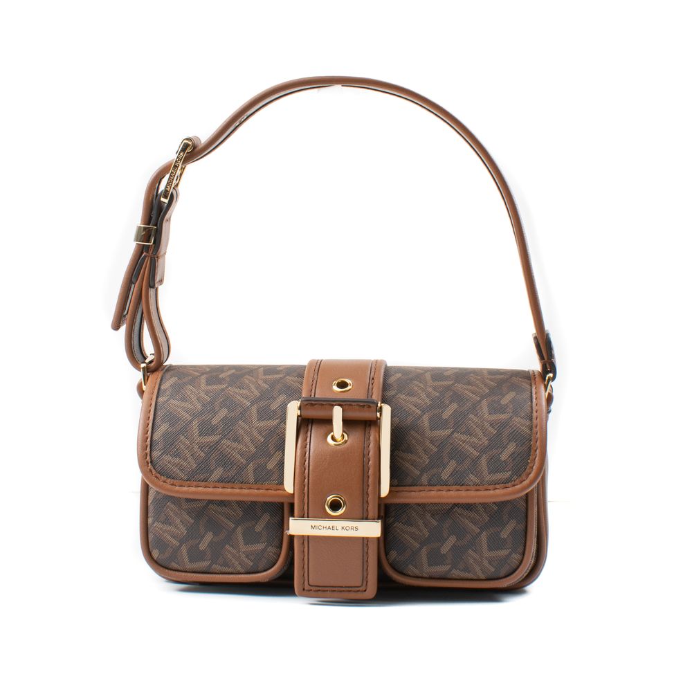 Brown Canvas Shoulder Bag