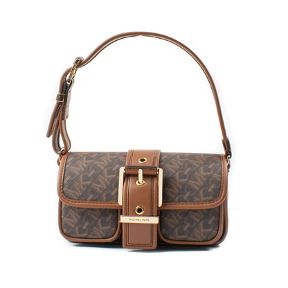 Brown Canvas Shoulder Bag