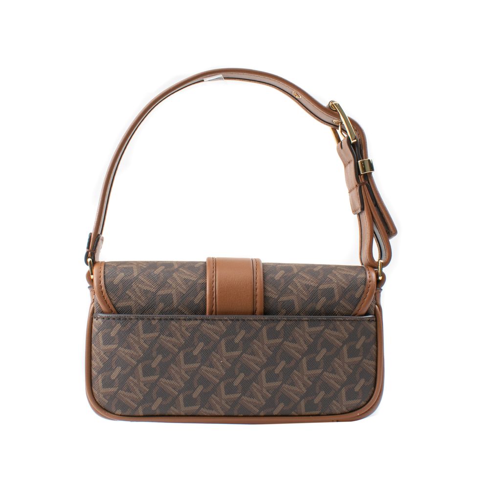 Brown Canvas Shoulder Bag