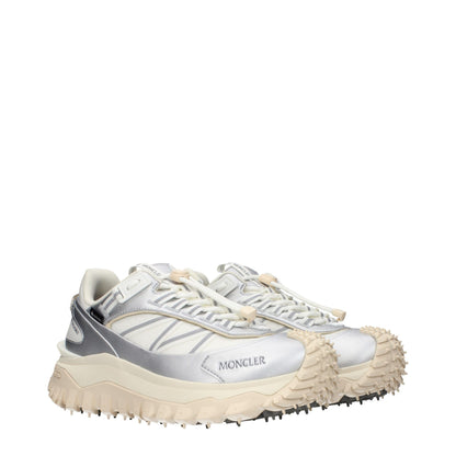 Gray Fabric Athletic Sneakers