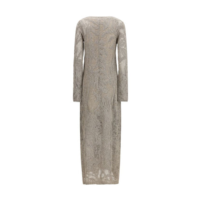 Beige Linen Casual Dress