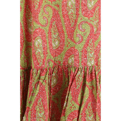 Multicolor Cotton Casual Dress