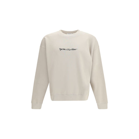 Beige Cotton Sweatshirt