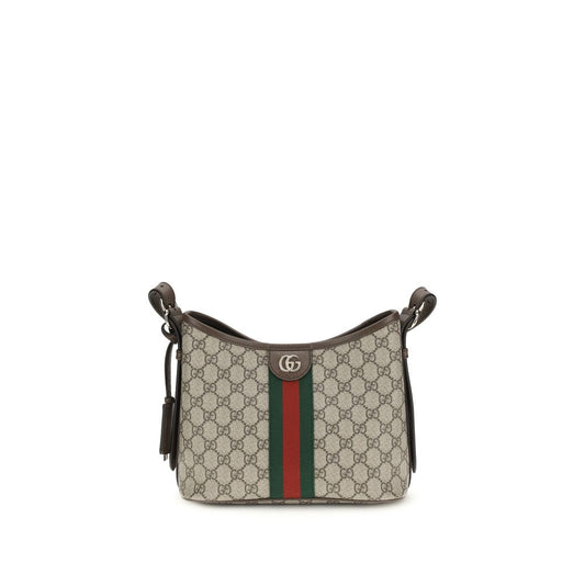 Beige Fabric Shoulder Bag
