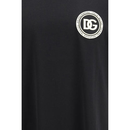 Black Cotton T-Shirt