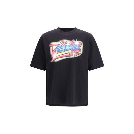 Black Cotton T-Shirt