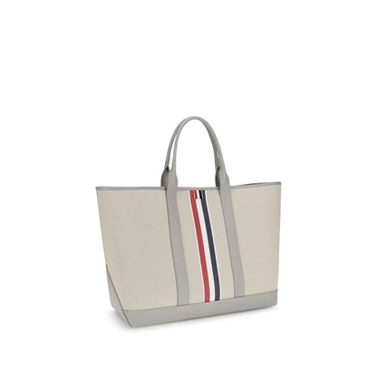 Gray Fabric Shoulder Bag