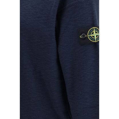 Blue Cotton Sweatshirt