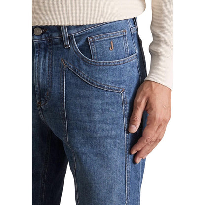 Light Blue Cotton Skinny Jeans