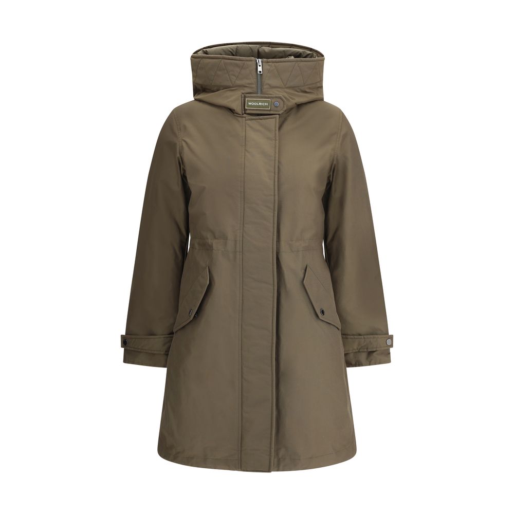 Bicolor Cotton Parka