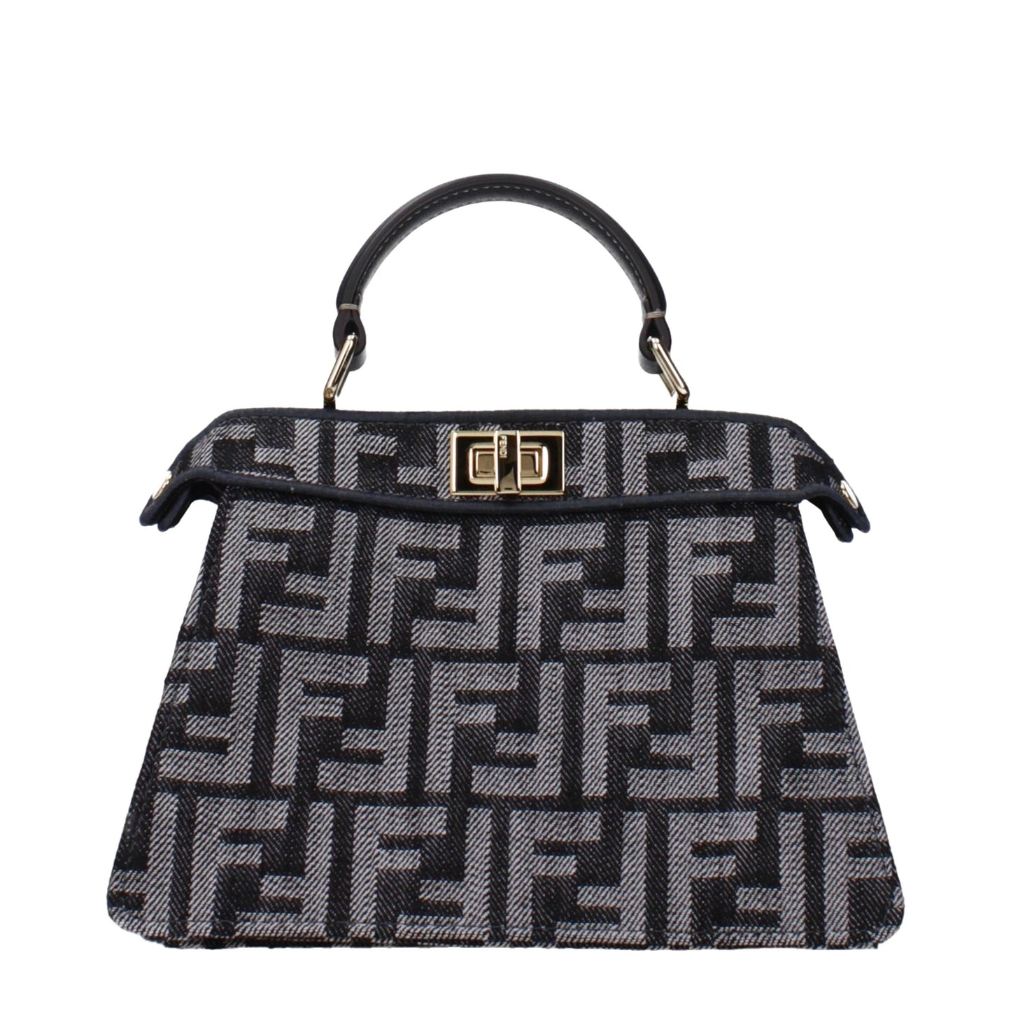 Black Fabric Handbag