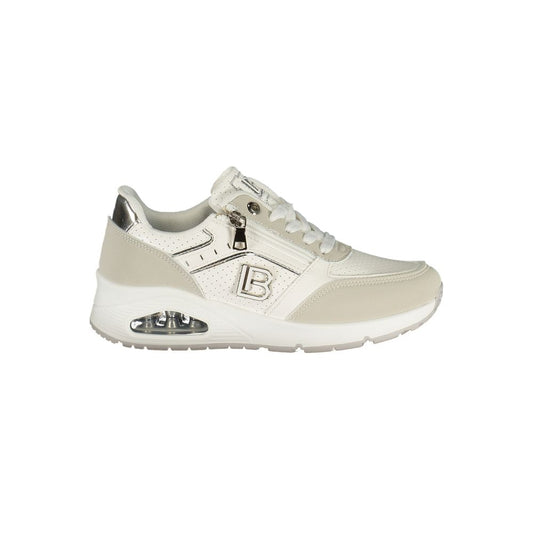 Bianco Poliestere Women Sneaker