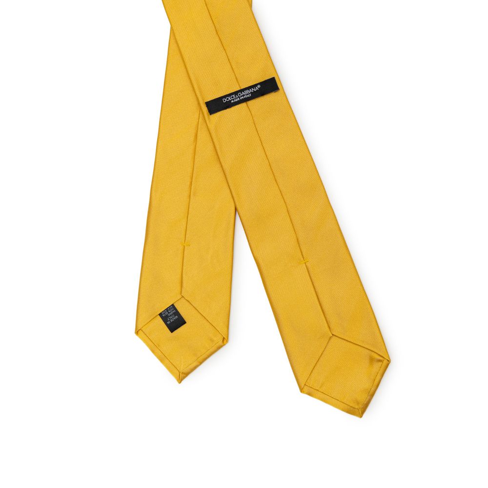 Gold Silk Tie