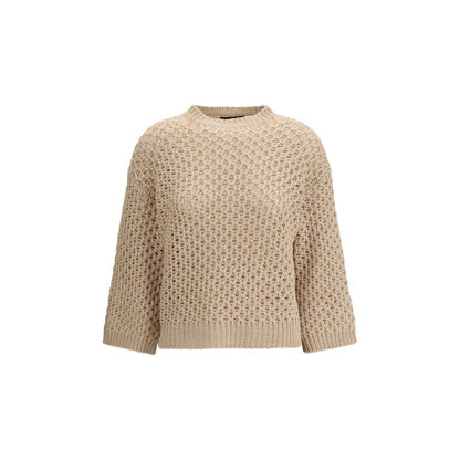 Beige Wool Sweatshirt