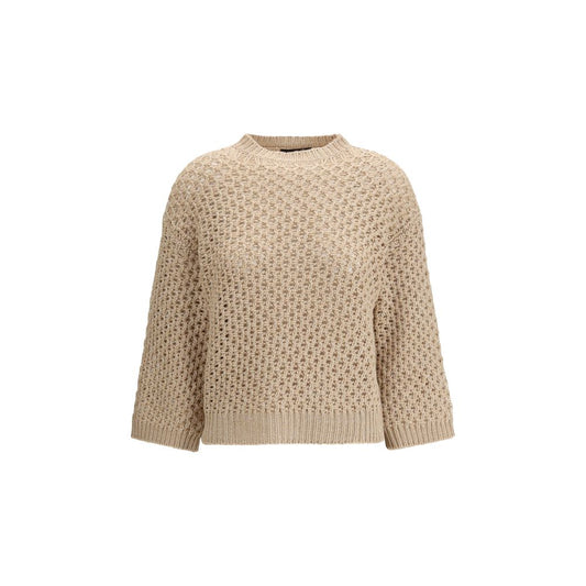 Beige Wool Sweatshirt