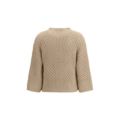 Beige Wool Sweatshirt
