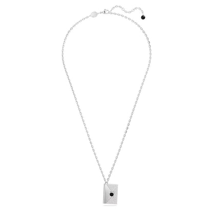 Gray Stainless Steel Necklace