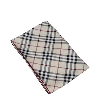 Beige Silk Foulard