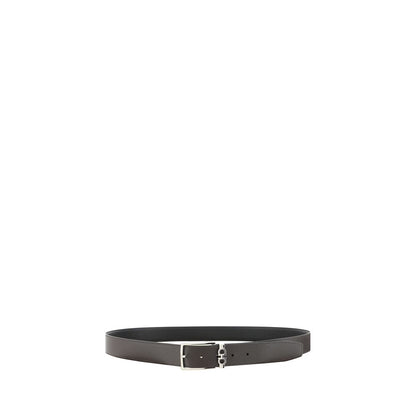 Black Calf Leather Bos Taurus Belt