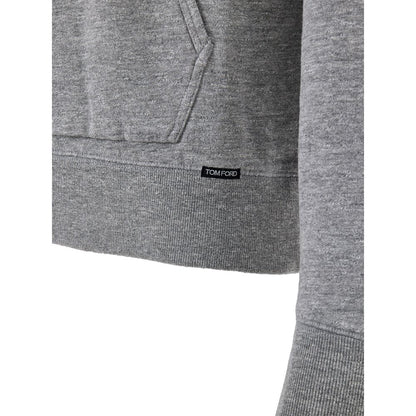 Gray Cotton Hoodie