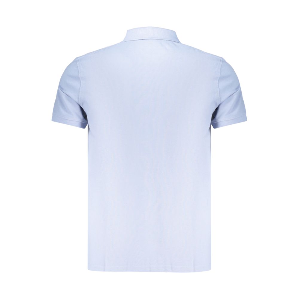 Azzurro Cotton Men Polo Shirt