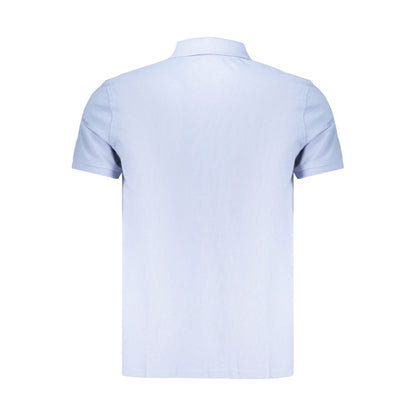 Azzurro Cotton Men Polo Shirt
