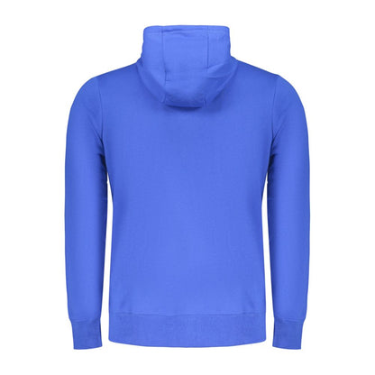 Blue Cotton Men's Hoodie