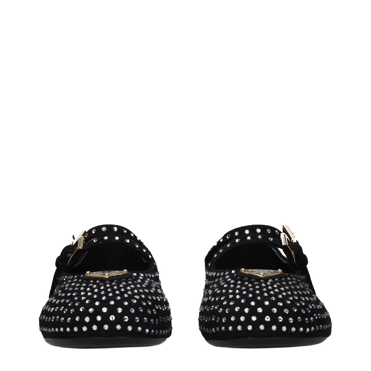 Black Leather Ballet Flats