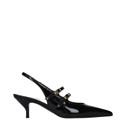Black Leather Sandals
